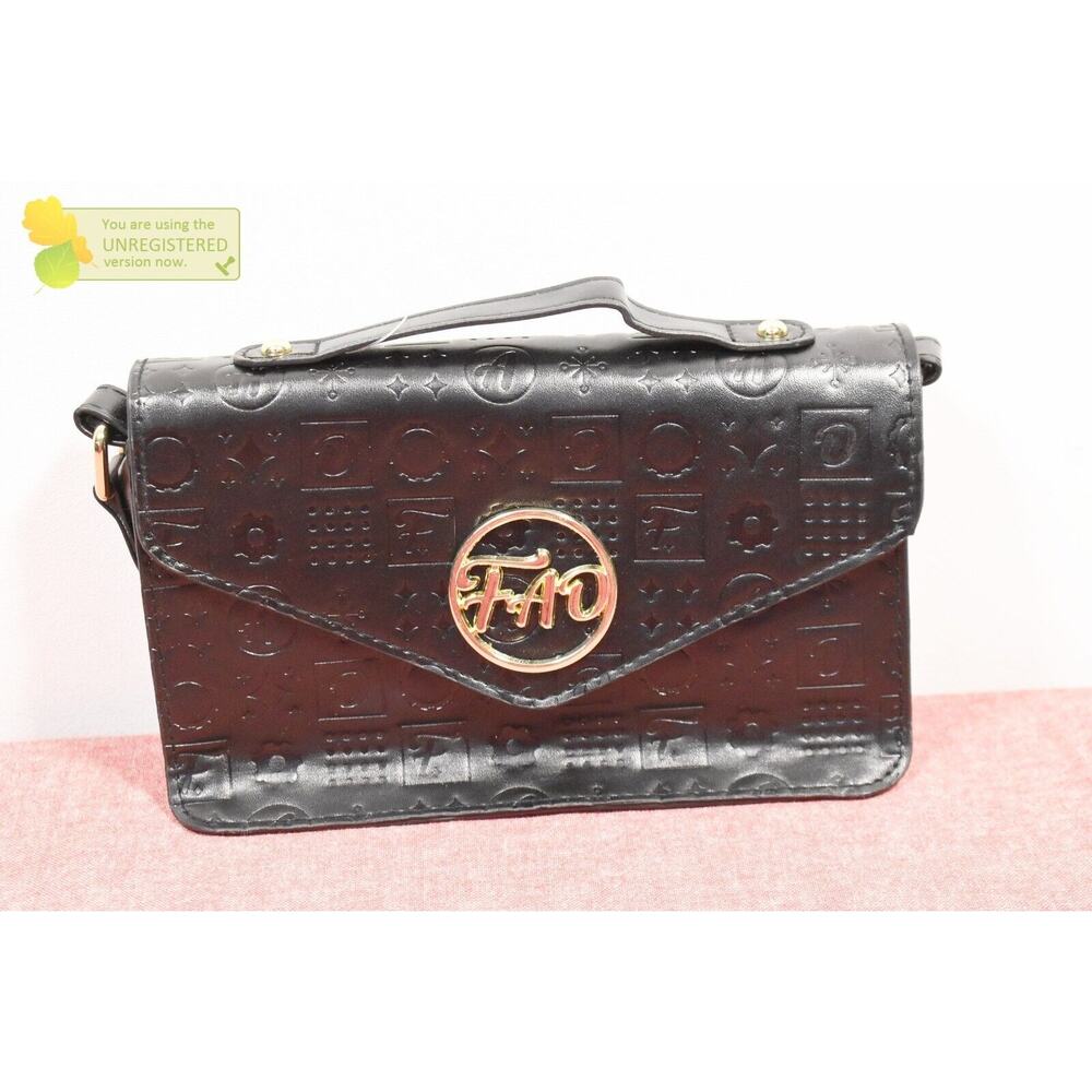FAO Schwarz Fifth Ave. Handbag Black